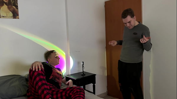 Big Cock Hunk Bareback Fucks his Slutty Femboy in Fishnets [4K]