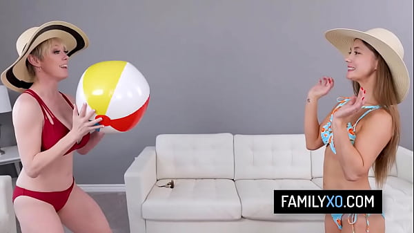 Horny teen fucks with her step-parents before going to a party – Dee Williams, Mira Monroe