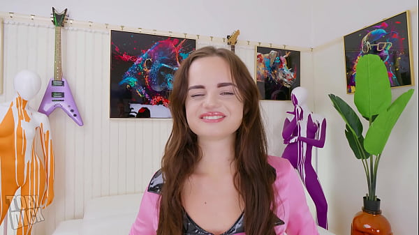 Tiny and Cute Olivia Zlota GAPES from ANAL   gets FACEFUCKED and eats ass