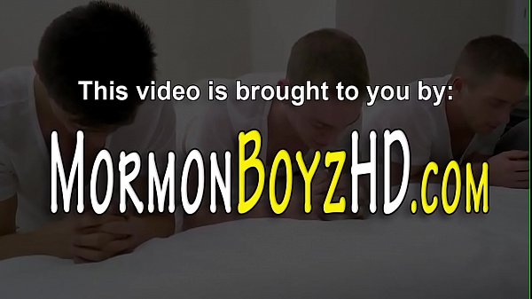 Gay mormon cums stroking
