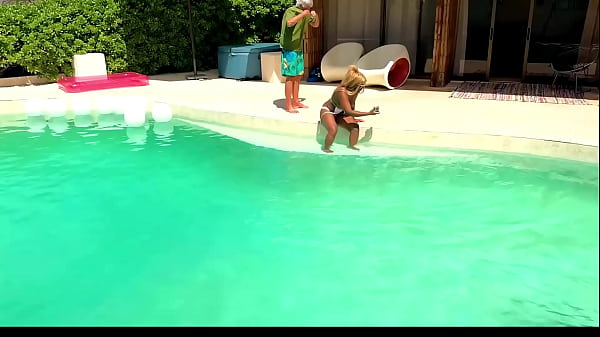 Pastel and I at a pool in Portlock, Honolulu