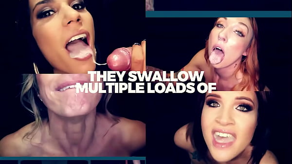 Bambi Blitz Gulps 10 Huge Loads in Gloryhole Frenzy