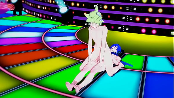 Vocaloid Yaoi – Len x Kaito Boobjob and fucked in stage – Sissy crossdress Japanese Asian Manga Anime Game Porn Gay