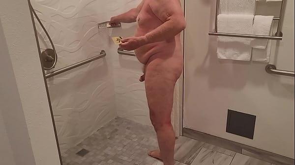Grandpa Taking a Sexy Shower