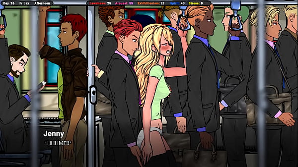 A stranger unexpectedly brought her to orgasm on the bus. Hentai Game