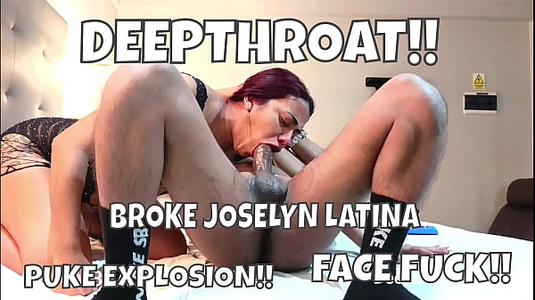JOSELYN RETURNS BROKE AND DESPERATE DROOLING SLURPING GAGGING AS I SLAP HER FACE AND USE HER THROAT