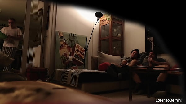 My step grandfather caught us jerking off (gay grandson and his boyfriend masturbation)