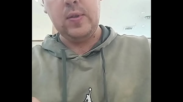 A gay man from Russia decided to have lunch first to get his strength back before masturbating in a shopping mall bathroom!