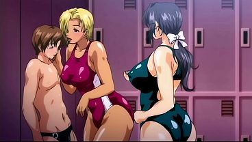 Anime Hentai, the sexy trainer and her student