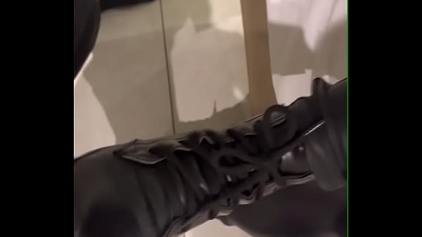 Ballbusting POV boots