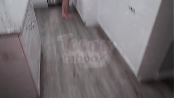 Caught On Our Bed Amber Angel Fingers Her Teen Pussy Before Creampie