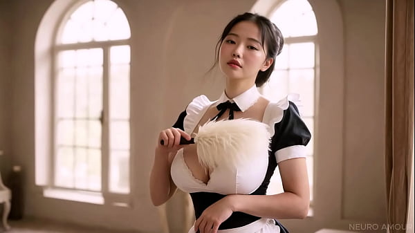 Korean Asian Maid Works Overtime Until She Can’t Walk (AI-Generated)