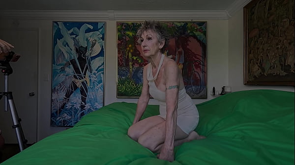 We put up the cameras, pulled out the greenscreen, and we’re fucking in a meadow with butterflies.