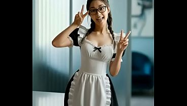 Asian Teen Maid Casting – Hitomi Azaka | Preview | AI-generated