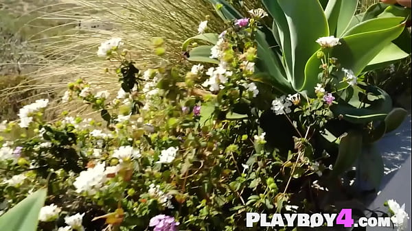 Beautiful blonde babe enjoys hot posing after MILF exposed sexy naked body