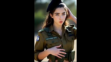 Beautiful Israeli Girl IDF Cuming hard – AI generated