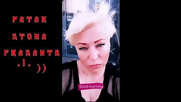 Close-up of mature Santa Girl’s oral performance…))