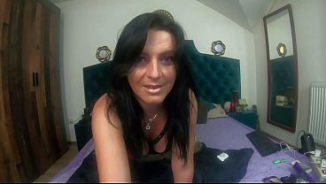 Fur Hooded Downjacket Masturbation – Dirty Talk & Green Puffy Coat Fetish