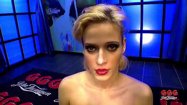 GGG John Thompson – NAUGHTY BLONDE FIRST TIME AT GGG SPERM STUDIO