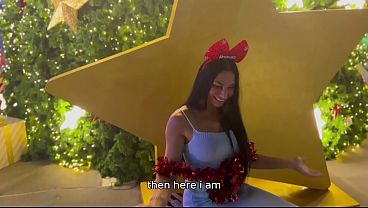 Good Santa gave me a hot girl to play with for Christmas. FULL VIDEO. POV