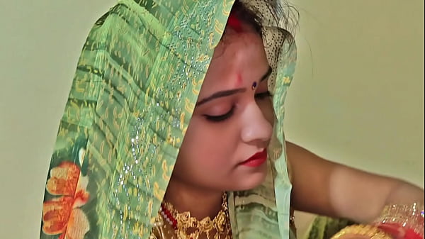 Indian newly married Wife On bedroom Clear dirty talking