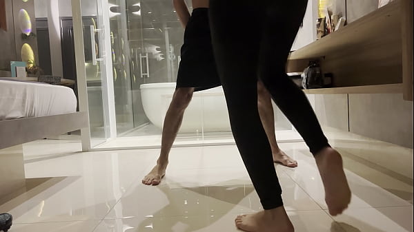 Pretty Feet and Leggings to Kick You   POV (4K)