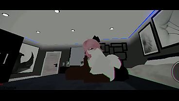 Sexo interracial en roblox me usan de perrita