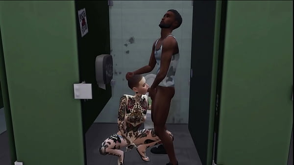 Tattooed emo girl sucks BBC