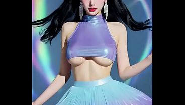 Ai generated not real girl k-pop girl