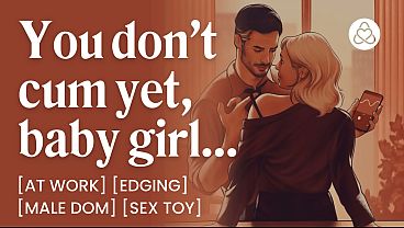 ASMR Audio Porn: Male Daddy Dom Edges His Coworker in the Office – Orgasm Control & Secret Public Sex – Erotic Audio Roleplay for Women