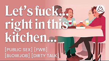 ASMR Audio Porn: Secret Kitchen Fuck With the Guy Next Door – Blowjob & Public Sex – Erotic Audio Roleplay for Women