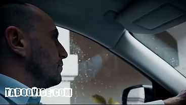 Blonde Babe Fucks With The Owner Of The Car She Hit