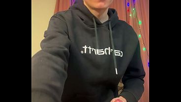 Bursting Through The Door To Release This Huge Load