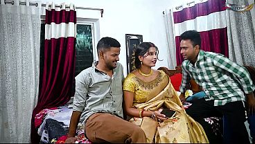 DESI MALLU BHABHI HADCORE THREESOME SEX WITH HER LOCAL TWO DEBAR WHEN SHE WAS ALONE AT HOME FULL MOVIE ( HINDI AUDIO )
