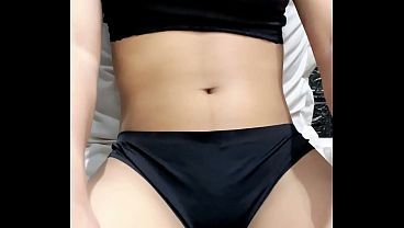 Girl caught masturbating on the bedroom floor