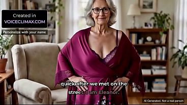 Hot Granny Seduces Me – AI Generated GILF I meet on the street wants to fuck me – ASMR POV old lady