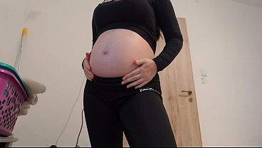 My Indian Pregnant Pervez Stepsister masturbates in the bathroom and makes a camel toe pussy and then wants to sit on you with her big ass