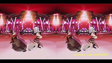 VR180 mmd NoeMari Dance 3d hololive Hentai