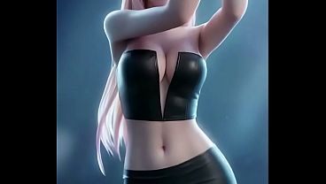 Ahri’s Sexy Dance (The Black Eyed Peas – Boom Boom Pow) | Uncensored Hentai | AI Generated