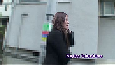 Beautiful Asian with black hair Nagisa Fukushima went to the guy’s house to warm him