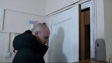 Beautiful girl with small natural tits interrupts his video game to suck his cock and get pounded