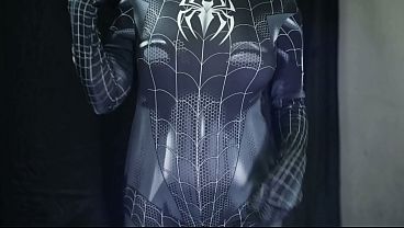 BOKEP INDO NGENTOTIN CEWEK INDO SPIDERMAN COSPLAY, MEMEKNYA BECEK PARAH
