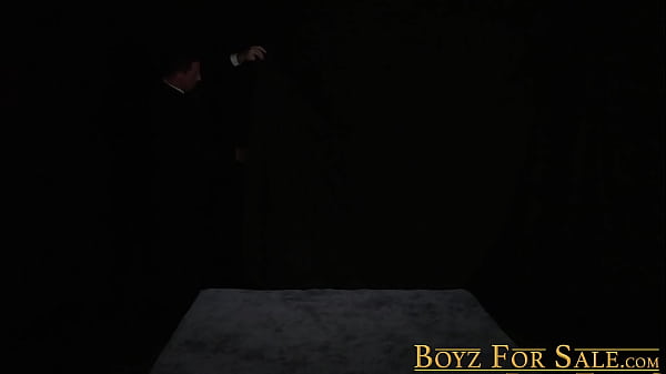 Bottom homo twink ass drilled from behind after anal play