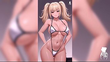 Bundas e peitos deliciosos precisando gozar, som ASMR de gemidos (Animação gerada por IA)