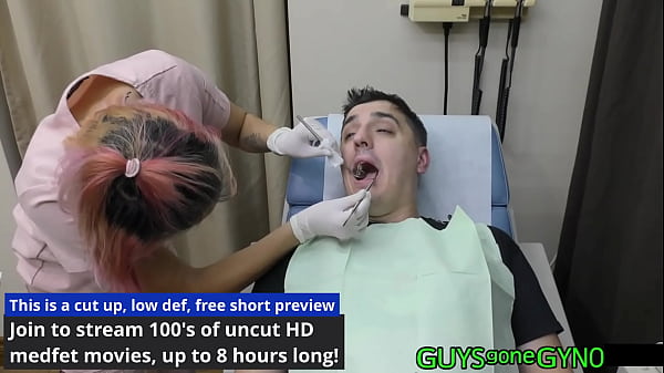 Canada Gets A Dental Exam From Hygienist Channy Crossfire ONLY On GuysGoneGyno! – Reup