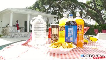 Cookout becomes wild ebony orgy