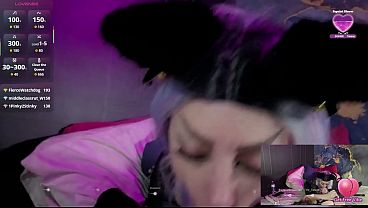 Costume Cutie Gets a Creampie (part 1) sloppy cum eating blowjob