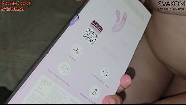 I masturbate with DUOGLOW by SVAKOM and my man destroys my asshole