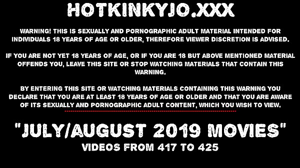 JULY/AUGUST 2019 News at HOTKINKYJO site: extreme anal fisting, prolapse, public nudity, belly bulge