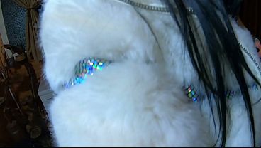 Kinky Snow White in White Fur – Deepthroat, Facefuck & Cum on My Coat